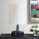 Abyss 22.5 inch 150.00 watt Light Blue and Midnight Blue with Brass Table Lamp Portable Light