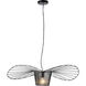 Canada 1 Light 42 inch Black Single Pendant Light Ceiling Light