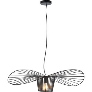 Canada 1 Light 42 inch Black Single Pendant Light Ceiling Light