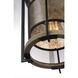 Boundry 1 Light 9 inch Black and Barn Wood and Antique Brass Single Pendant Ceiling Light