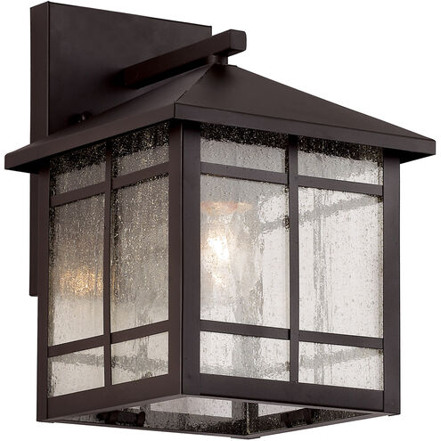 Capistrano 1 Light 11 inch Rubbed Oil Bronze Outdoor Wall Lantern