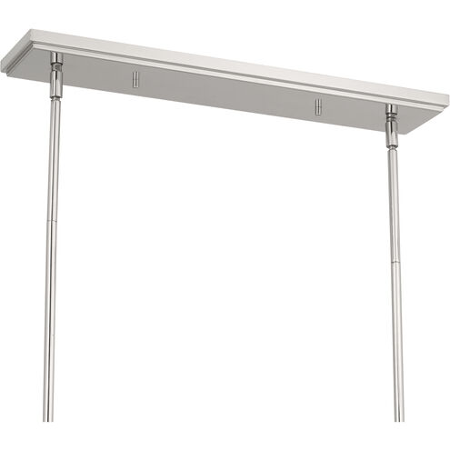 Pallas 3 Light 4.5 inch Polished Nickel Chandelier Linear Ceiling Light