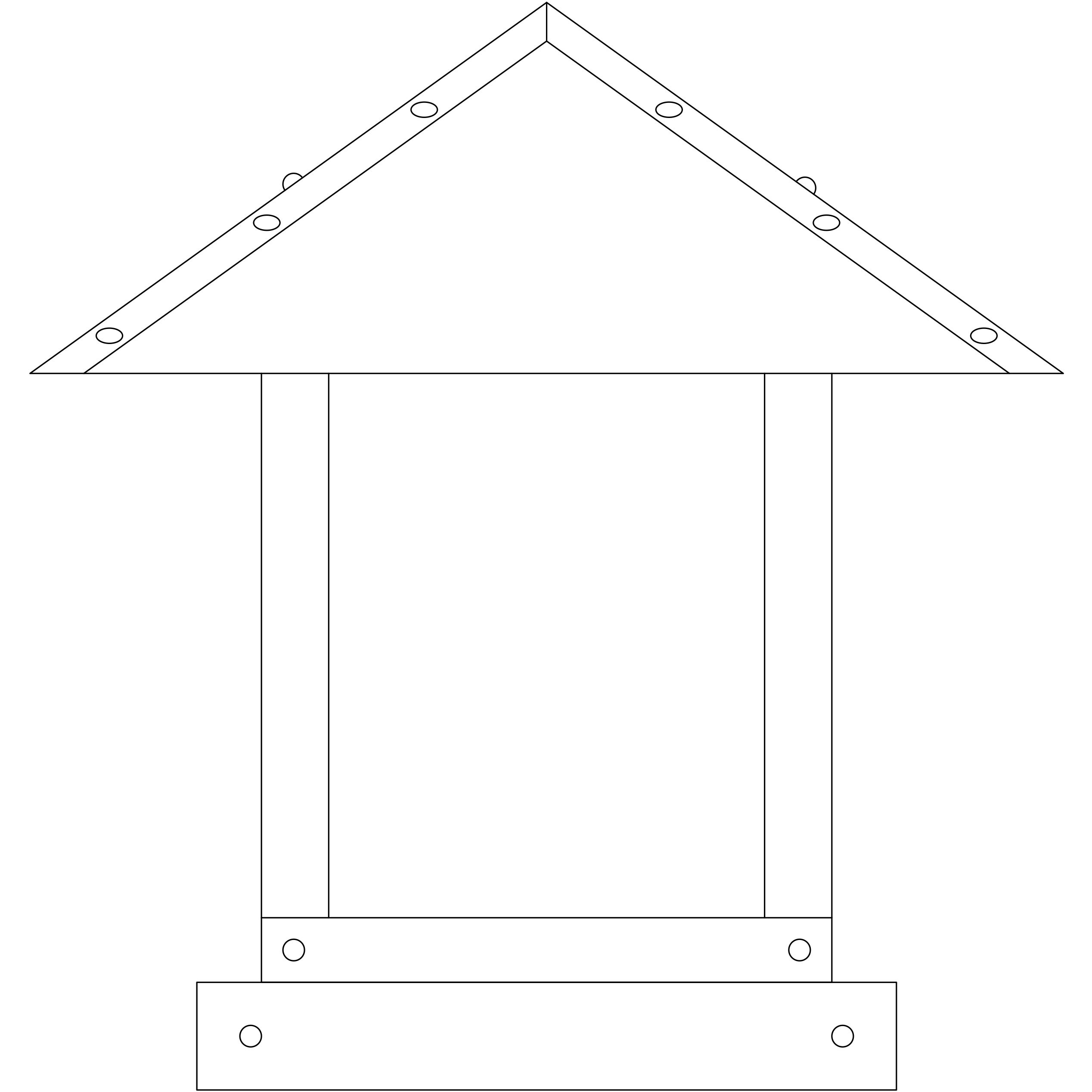 Timber Ridge 1 Light 13 inch Mission Brown Column Mount in Off White, Deer Filigree