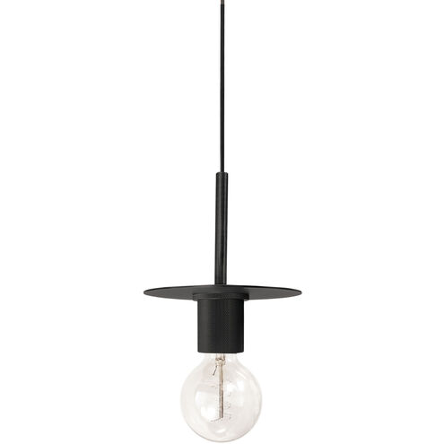 Roswell 1 Light 8 inch Matte Black Pendant Ceiling Light