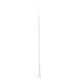 Taper LED 1.25 inch White Pendant Ceiling Light