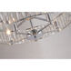 Canada 5 Light 22 inch Chrome Chandelier Ceiling Light