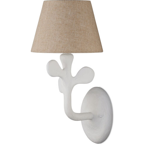 Charny 1 Light 10 inch Gesso White Wall Sconce Wall Light