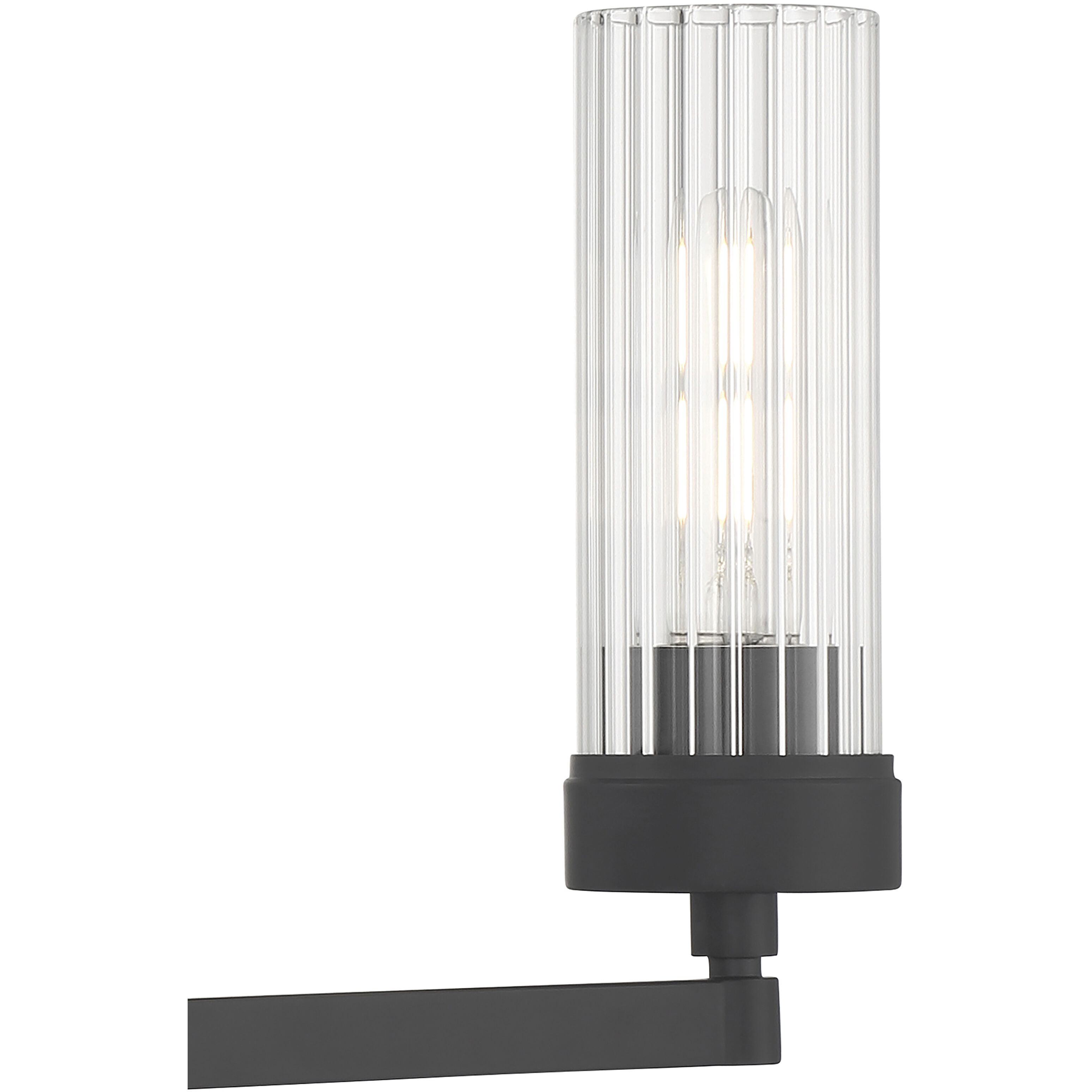 Lida Vanity Light Wall Light in Matte Black