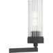 Lida Vanity Light Wall Light in Matte Black