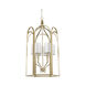 Ellie 6 Light 25 inch Washed Gold Foyer Pendant Ceiling Light