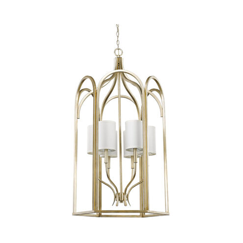 Ellie 6 Light 25 inch Washed Gold Foyer Pendant Ceiling Light