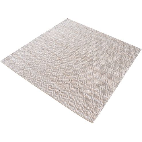 Elsie 16 X 16 inch Beige with Ivory Rug