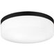 Xenon LED 11 inch Black Flush Mount Ceiling Light