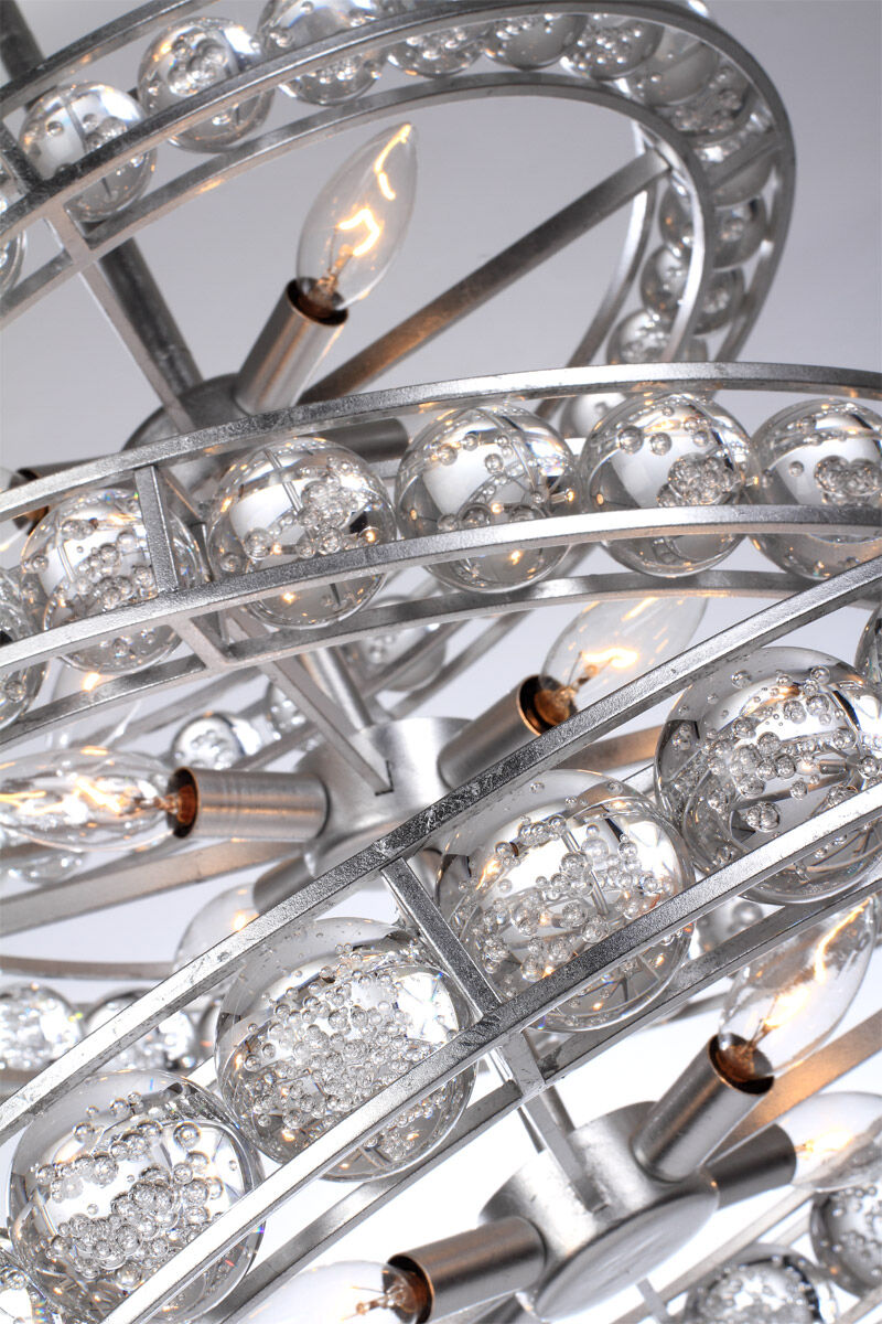 Imbrium 12 Light 23 inch Silver Leaf Chandelier Ceiling Light