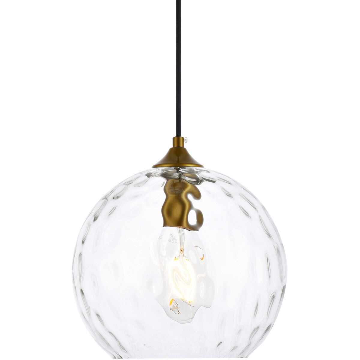 Cashel 1 Light 10 inch Brass Pendant Ceiling Light