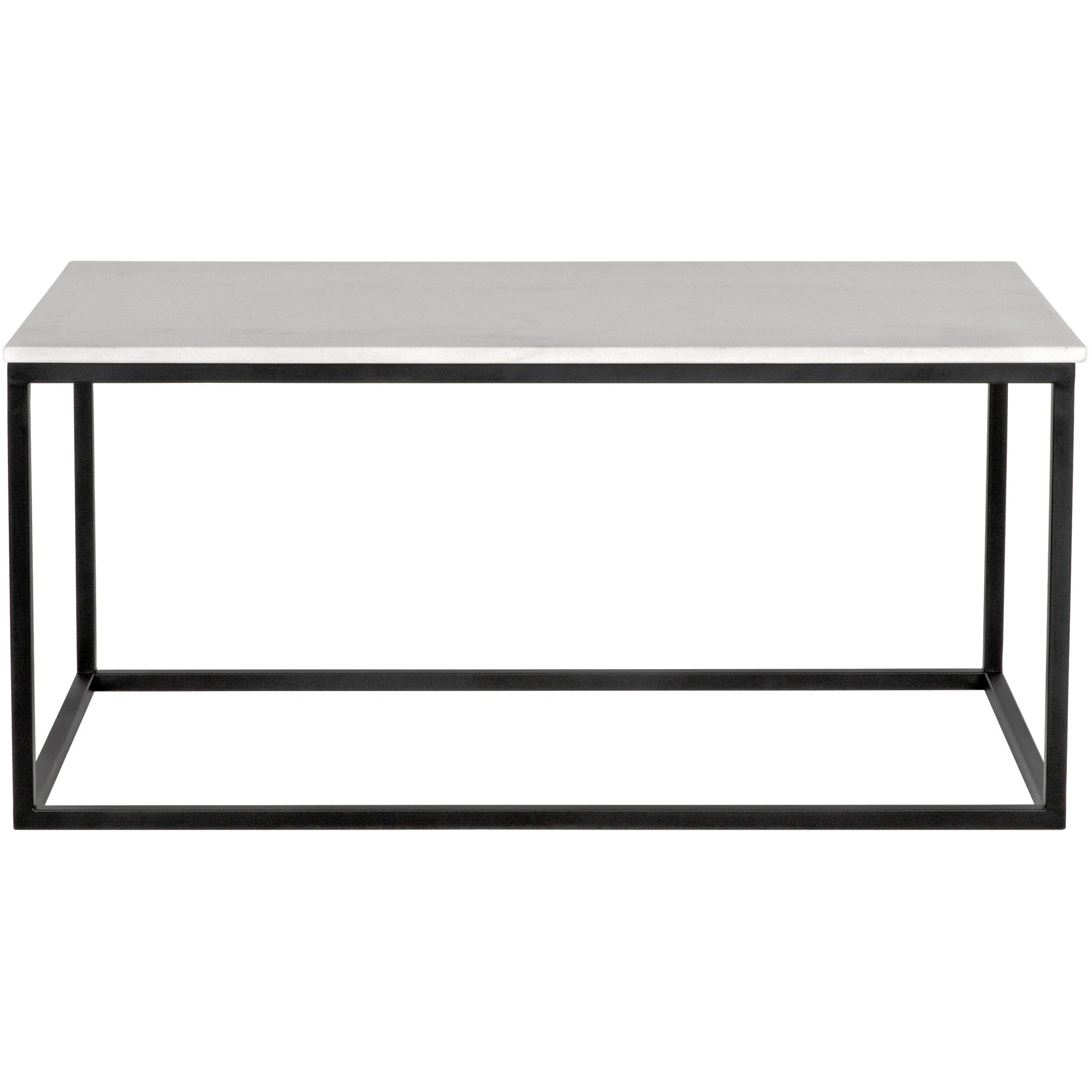 Manning 40.5 X 24.5 inch Matte Black Coffee Table