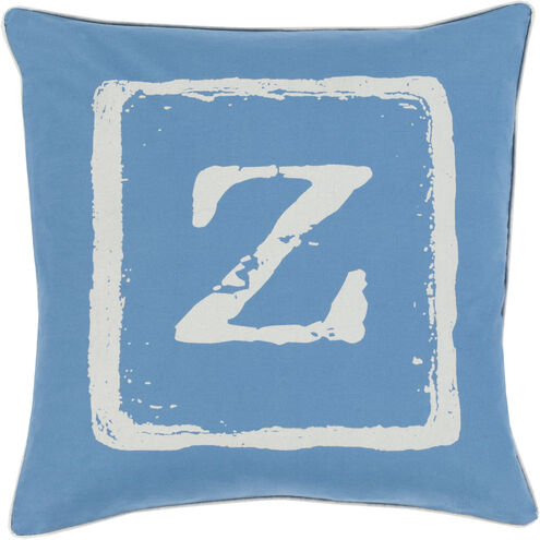 Big Kid Blocks 22 inch Ivory, Denim Pillow Kit