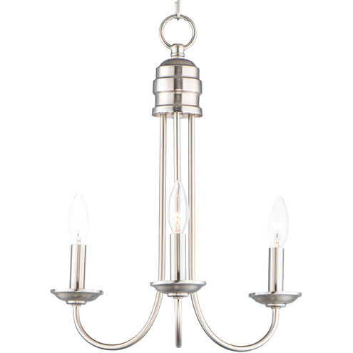 Logan 3 Light 16 inch Satin Nickel Multi-Light Pendant Ceiling Light