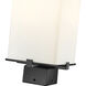 Sana 2 Light 20 inch Black Outdoor Post Mount Fixture