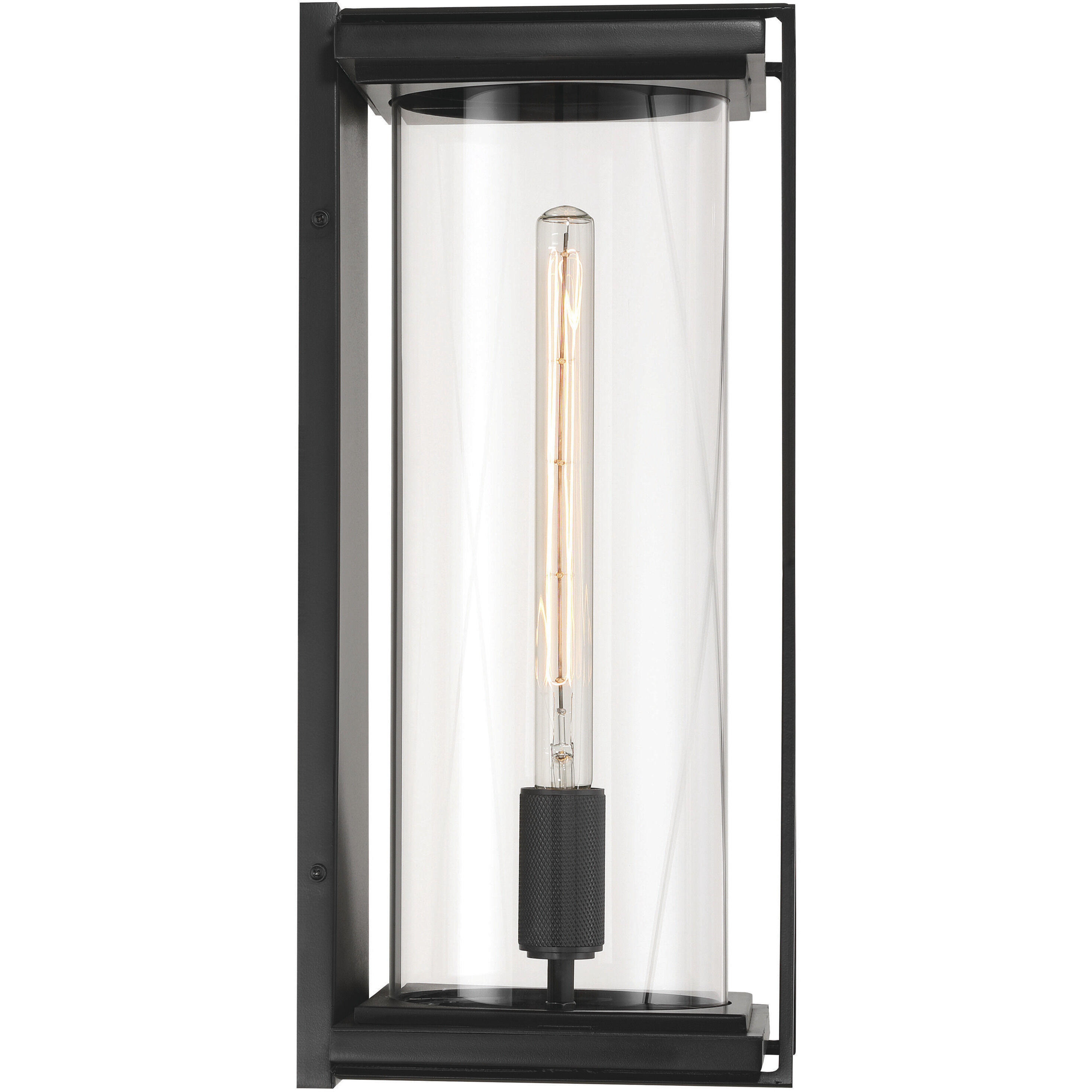 Rockhill 1 Light 19.5 inch Dark Matte Black Outdoor Sconce