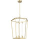 Delphine LED 25.25 inch Natural Brass Pendant Ceiling Light