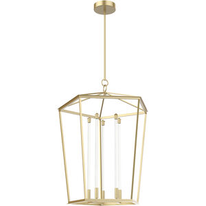 Delphine LED 25.25 inch Natural Brass Pendant Ceiling Light