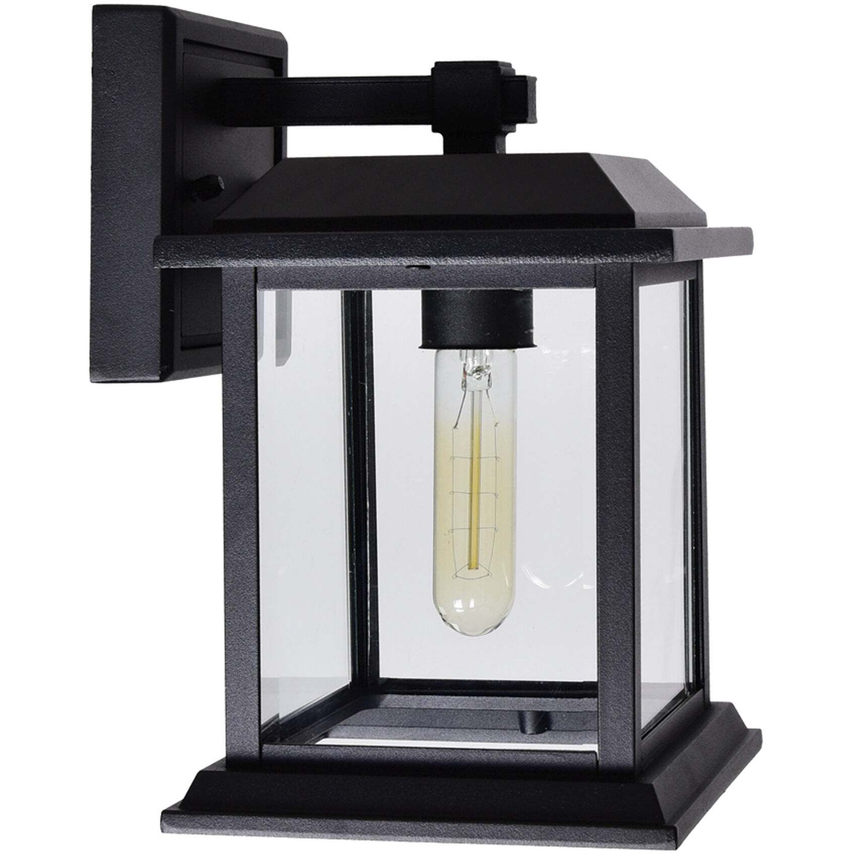 Blackbridge 1 Light 10 inch Black Outdoor Wall Light