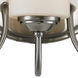 Cardinal 3 Light 19.25 inch Brushed Nickel Vanity Wall Light