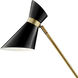 Jared 60 inch 60 watt Antique Brass Floor Lamp Portable Light