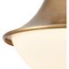 Matterhorn 1 Light 11 inch Natural Flush Mount Ceiling Light