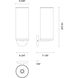 Revolve Ii 1 Light 24.6 inch Clear Glass and Urban Bronze Bath Vanity Wall Light