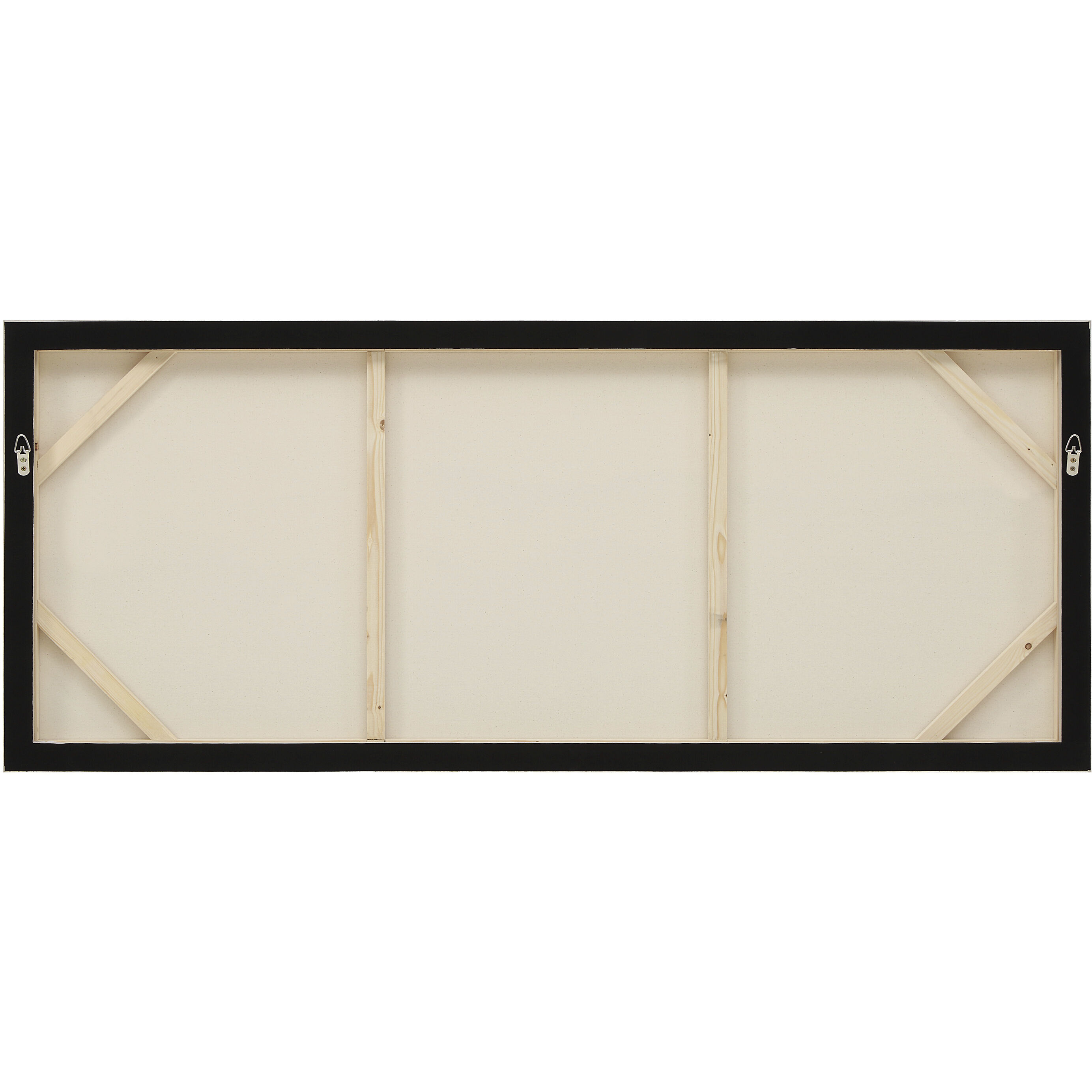 Campsis Multicolor and Cream Canvas Art