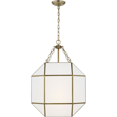 Suzanne Kasler Morrison 3 Light 18.5 inch Satin Brass Pendant Ceiling Light
