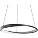 Oberon LED 1.4 inch Black Pendant Ceiling Light