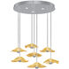 Embark 10 Light 43 inch Silver Pendant Ceiling Light