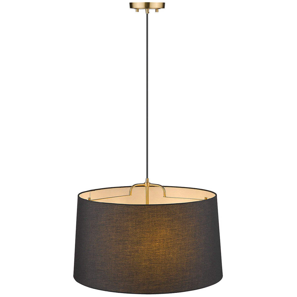 Lamia 3 Light 24 inch Gold Mini Pendant Ceiling Light