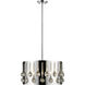 Oberon 4 Light 17 inch Chrome Pendant Ceiling Light