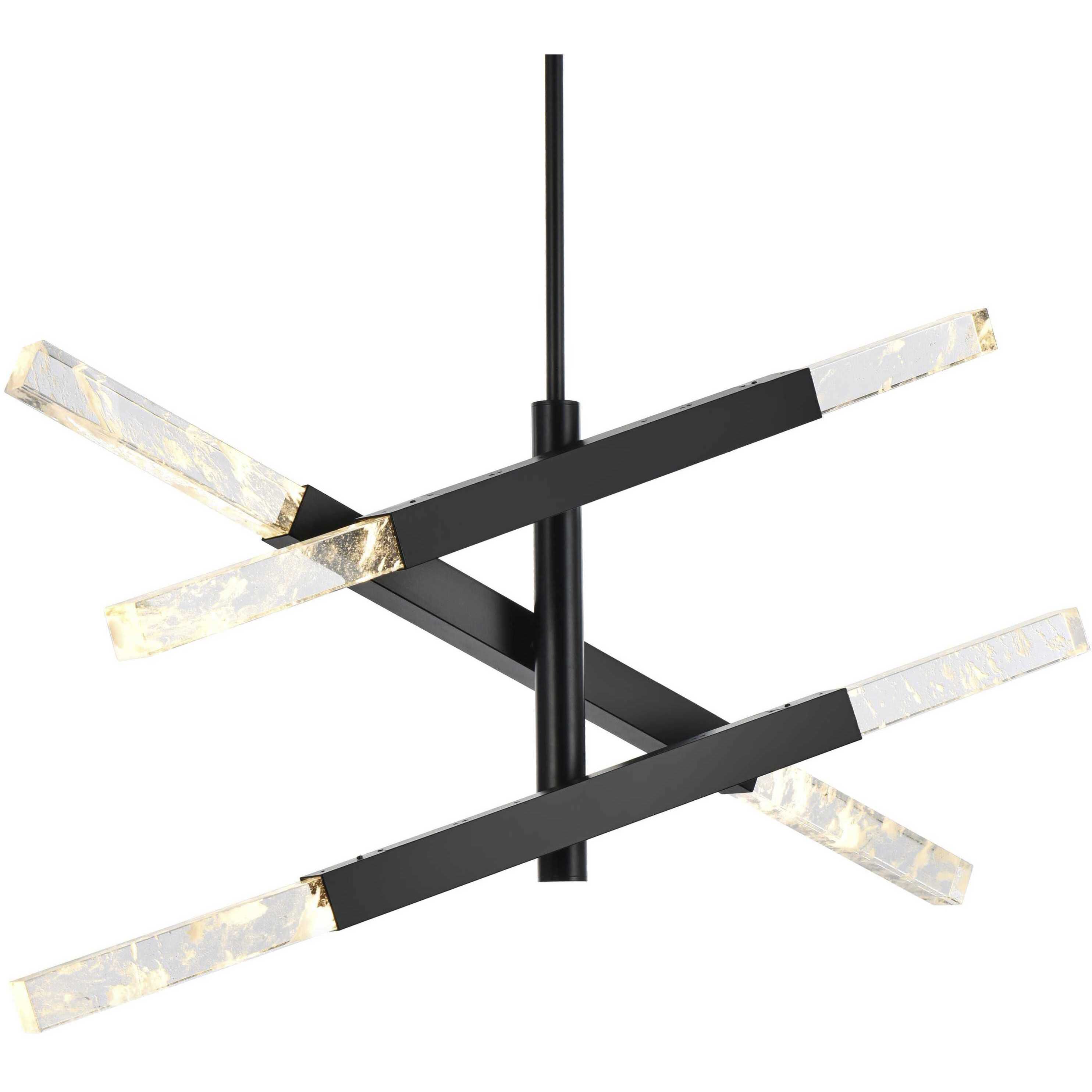 Ari 6 Light 10 inch Black Pendant Ceiling Light