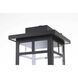 Mercer 1 Light 17.5 inch Black Outdoor Post Light