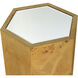 Solano 42 X 11 inch Natural and Mirror Side Table