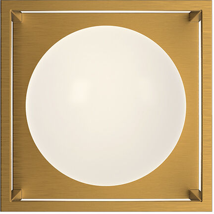 Amelia 1 Light 6.38 inch Aged Gold Bath Vanity Wall Light in Aged Brass