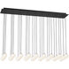 Sean Lavin Orbet LED 11.2 inch Nightshade Black Chandelier Ceiling Light in 120V