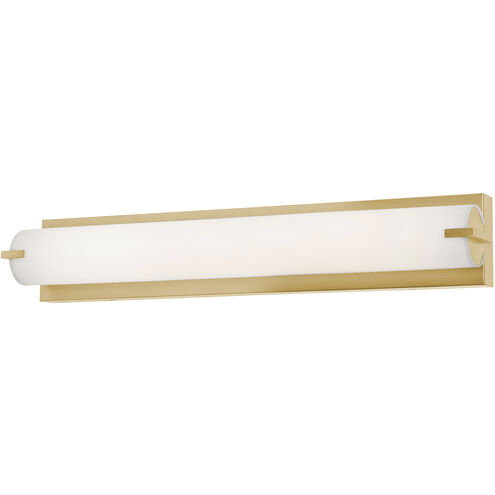 Axel LED 25 inch Satin Brass Bath Vanity Wall Light