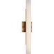 Kelly Wearstler Precision LED 4.25 inch Antique-Burnished Brass Bath Light Wall Light