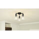 McIntire 3 Light 14 inch Matte Black Flush Mount Ceiling Light