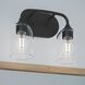Ilia 2 Light 13.25 inch Matte Black Bath Vanity Wall Light