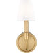 Tova 1 Light 5.25 inch Rubbed Brass Wall Sconce Wall Light