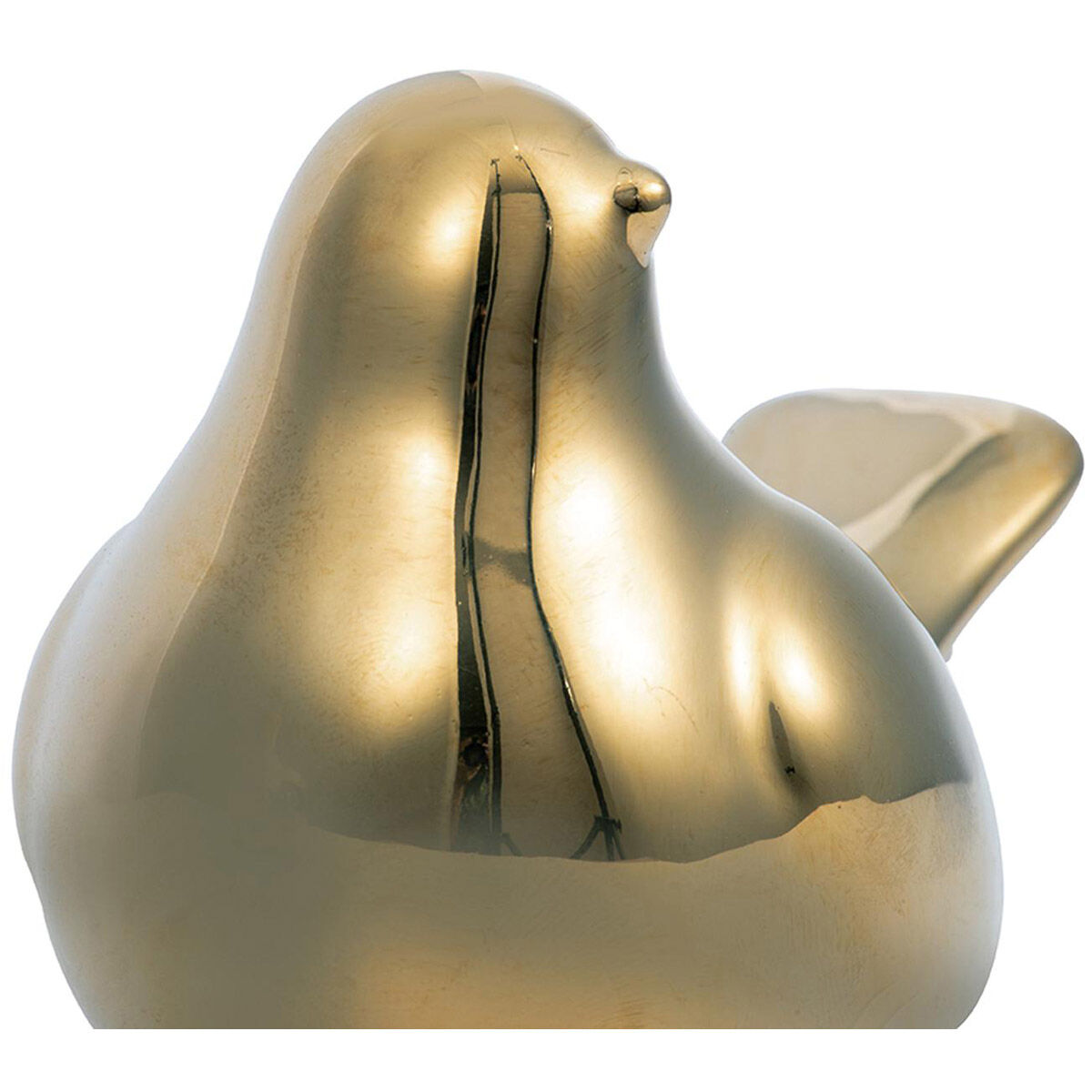 Chirp Bird Gold Table Decor, Set of 2