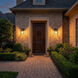 Bristol 1 Light 8.25 inch Rustic Bronze Outdoor Wall Lantern