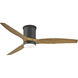 Hover Flush 52 inch Matte Black with KOA Blades Fan